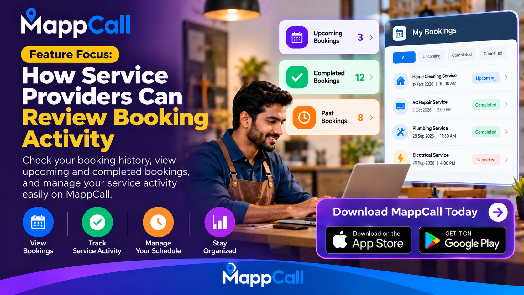 Feature Focus: How Service Providers Can Review Booking Activity