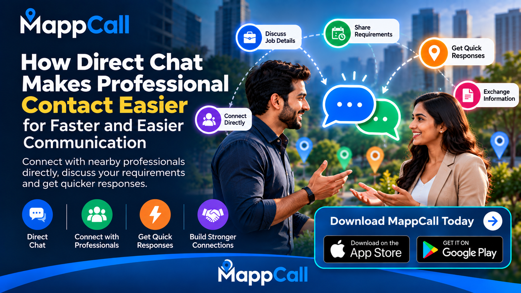 How Direct Chat Makes Professional Contact Easier for Faster and Easier Communication With MappCall