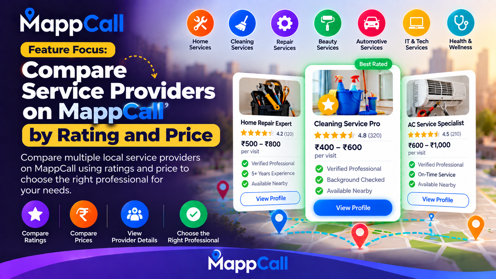 How MappCall Helps to Compare Service Providers