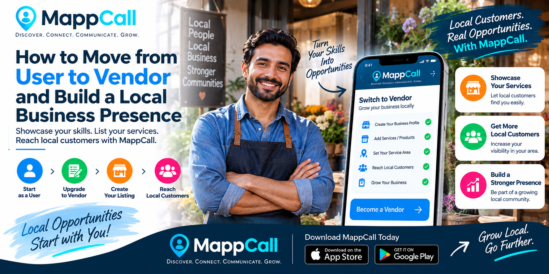 How to Move from User to Vendor and Build a Local Business Presence
