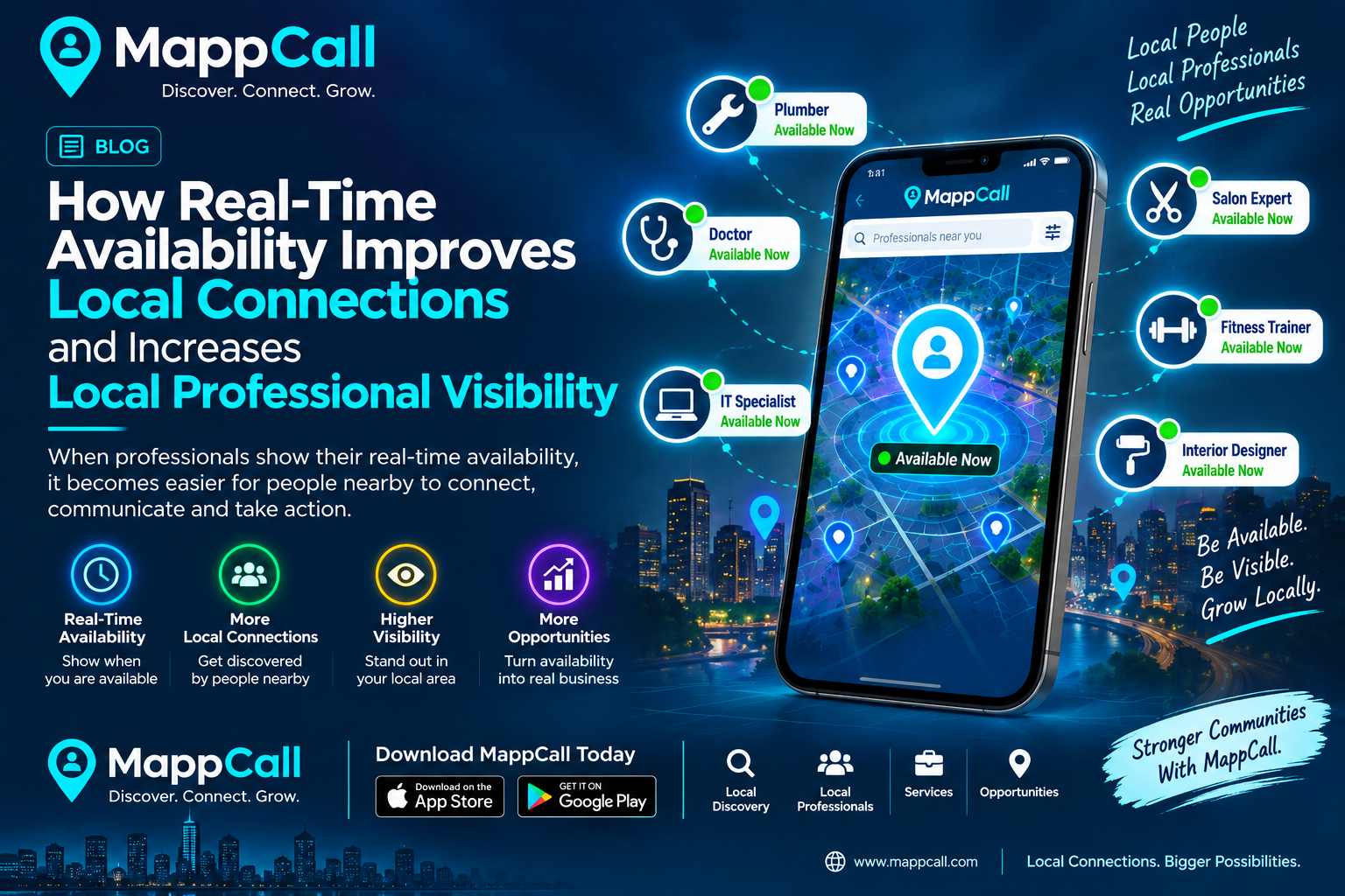 How Real-Time Availability Improves Local Connections and Increases Local Professional Visibility