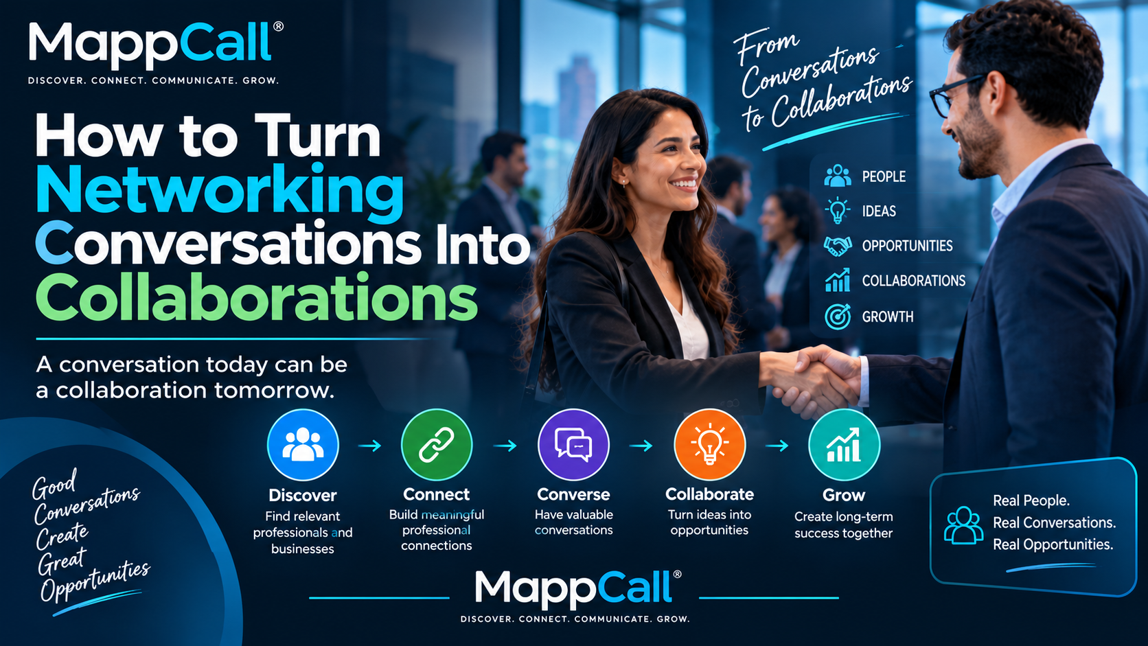 How to Turn Networking Conversations Into Collaborations