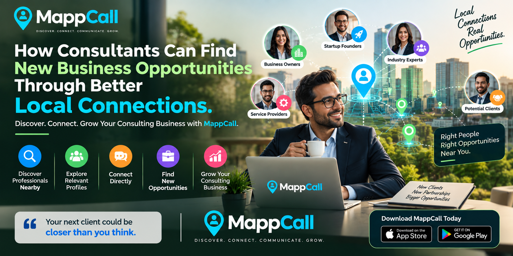 How Consultants Can Find New Business Opportunities Through Better Local Connections