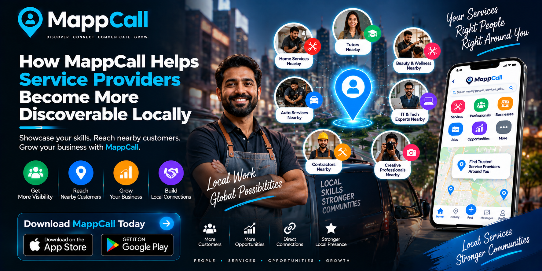 How MappCall Helps Service Providers Become More Discoverable Locally