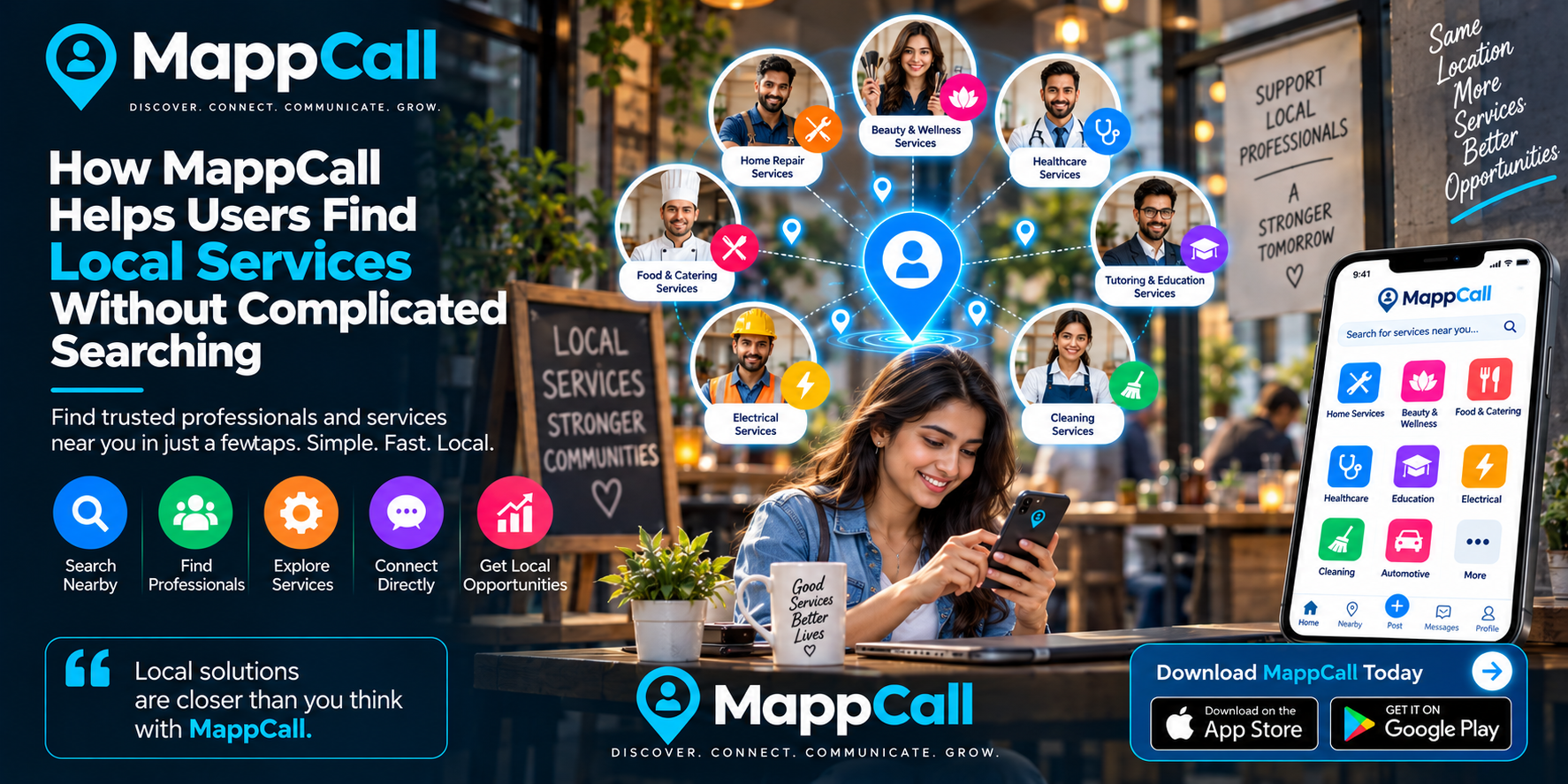 How MappCall Helps Users Find Local Services Without Complicated Searching
